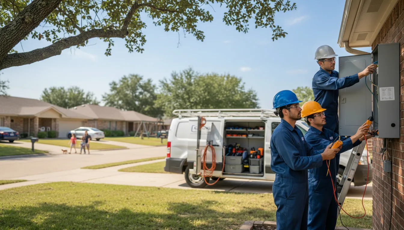 Certified electrician providing emergency electrical services in Bedford, VA